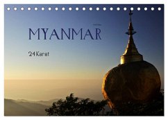 Myanmar - 24 Karat (Tischkalender 2024 DIN A5 quer), CALVENDO Monatskalender - boeTtchEr, U