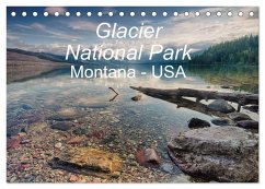 Glacier National Park Montana - USA (Tischkalender 2024 DIN A5 quer), CALVENDO Monatskalender