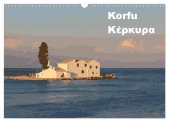 Korfu - Kerkira (Wandkalender 2024 DIN A3 quer), CALVENDO Monatskalender