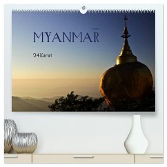 Myanmar - 24 Karat (hochwertiger Premium Wandkalender 2024 DIN A2 quer), Kunstdruck in Hochglanz