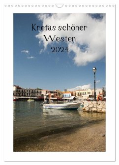 Kretas schöner Westen (Wandkalender 2024 DIN A3 hoch), CALVENDO Monatskalender - Streiparth, Katrin