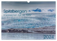 Spitzbergen - Impressionen aus der Arktis (Wandkalender 2024 DIN A3 quer), CALVENDO Monatskalender - Oliver Schwenn, Dr.