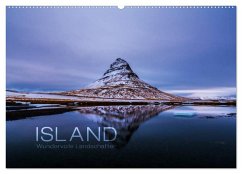 Island - Wundervolle Landschaften (Wandkalender 2024 DIN A2 quer), CALVENDO Monatskalender
