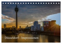 Düsseldorf - Impressionen (Tischkalender 2024 DIN A5 quer), CALVENDO Monatskalender