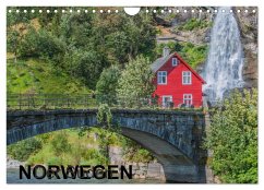 Norwegen - Der Süden (Wandkalender 2024 DIN A4 quer), CALVENDO Monatskalender - Mohler, Amanda