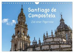 Santiago de Compostela - Ziel einer Pilgerreise (Wandkalender 2024 DIN A4 quer), CALVENDO Monatskalender - Sulima, Dirk