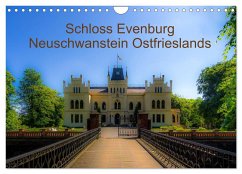 Schloss Evenburg - Neuschwanstein Ostfrieslands (Wandkalender 2024 DIN A4 quer), CALVENDO Monatskalender - Renken, Erwin
