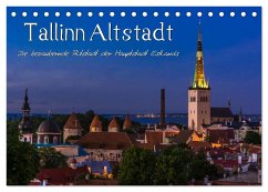 Tallinn Altstadt (Tischkalender 2024 DIN A5 quer), CALVENDO Monatskalender
