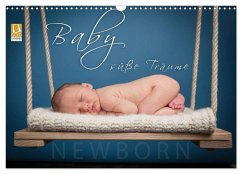 Baby - süße Träume (Wandkalender 2024 DIN A3 quer), CALVENDO Monatskalender