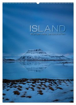 Island - Wundervolle Landschaften (Wandkalender 2024 DIN A2 hoch), CALVENDO Monatskalender