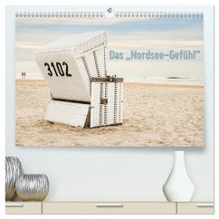 Das &quote;Nordsee-Gefühl&quote; (hochwertiger Premium Wandkalender 2024 DIN A2 quer), Kunstdruck in Hochglanz