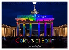 Colours of Berlin (Wandkalender 2024 DIN A4 quer), CALVENDO Monatskalender
