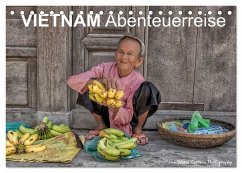 Vietnam Abenteuerreise (Tischkalender 2024 DIN A5 quer), CALVENDO Monatskalender