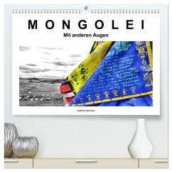 Mongolei ¿ Mit anderen Augen (hochwertiger Premium Wandkalender 2024 DIN A2 quer), Kunstdruck in Hochglanz