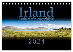 Irland - Zauberhafte Augenblicke (Tischkalender 2024 DIN A5 quer), CALVENDO Monatskalender