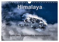 Himalaya - Gipfel des Sagarmatha Nationalparks (Wandkalender 2024 DIN A4 quer), CALVENDO Monatskalender