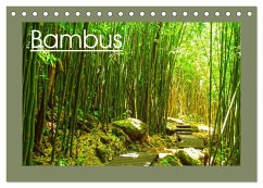Bambus (Tischkalender 2024 DIN A5 quer), CALVENDO Monatskalender