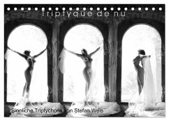 Triptyque de nu - Sinnliche Tryptichons (Tischkalender 2024 DIN A5 quer), CALVENDO Monatskalender