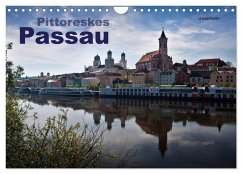 Pittoreskes Passau (Wandkalender 2024 DIN A4 quer), CALVENDO Monatskalender