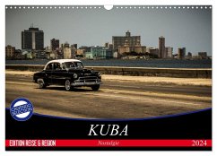 Kuba Nostalgie 2024 (Wandkalender 2024 DIN A3 quer), CALVENDO Monatskalender