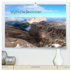Idyllische Dolomiten (hochwertiger Premium Wandkalender 2024 DIN A2 quer), Kunstdruck in Hochglanz - Albicker, Gerhard