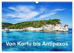 Von Korfu bis Antipaxos (Wandkalender 2024 DIN A3 quer), CALVENDO Monatskalender - Hug, Simone