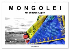 Mongolei ¿ Mit anderen Augen (Wandkalender 2024 DIN A2 quer), CALVENDO Monatskalender