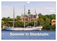 Sommer in Stockholm 2024 (Wandkalender 2024 DIN A4 quer), CALVENDO Monatskalender