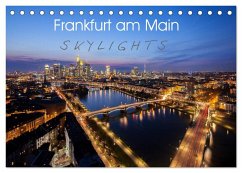 Frankfurt am Main Skylights (Tischkalender 2024 DIN A5 quer), CALVENDO Monatskalender - Pavlowsky Photography, Markus
