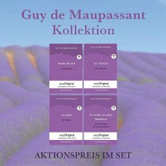 Guy de Maupassant Kollektion (Bücher + 4 Audio-CDs) - Lesemethode von Ilya Frank - Maupassant, Guy de