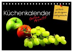Küchenkalender Guten Appetit (Tischkalender 2024 DIN A5 quer), CALVENDO Monatskalender