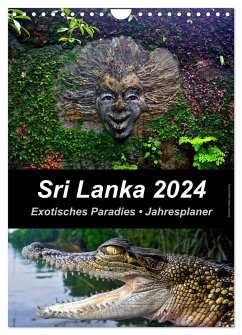 Sri Lanka 2024 - Exotisches Paradies - Jahresplaner (Wandkalender 2024 DIN A4 hoch), CALVENDO Monatskalender