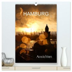HAMBURG - Ansichten (hochwertiger Premium Wandkalender 2024 DIN A2 hoch), Kunstdruck in Hochglanz