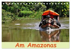 Am Amazonas (Tischkalender 2024 DIN A5 quer), CALVENDO Monatskalender