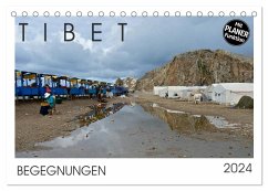 Tibet - Begegnungen (Tischkalender 2024 DIN A5 quer), CALVENDO Monatskalender