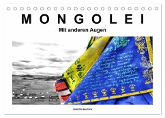 Mongolei ¿ Mit anderen Augen (Tischkalender 2024 DIN A5 quer), CALVENDO Monatskalender
