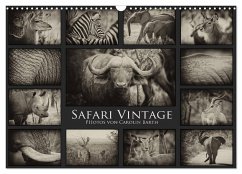 Safari Vintage (Wandkalender 2024 DIN A3 quer), CALVENDO Monatskalender - Barth, Carolin