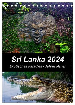 Sri Lanka 2024 - Exotisches Paradies - Jahresplaner (Tischkalender 2024 DIN A5 hoch), CALVENDO Monatskalender