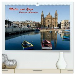 Malta und Gozo, Perlen im Mittelmeer (hochwertiger Premium Wandkalender 2024 DIN A2 quer), Kunstdruck in Hochglanz - Koch, Hermann