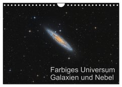 Farbiges Universum Galaxien und Nebel (Wandkalender 2024 DIN A4 quer), CALVENDO Monatskalender - Kai Wiechen, Dr.