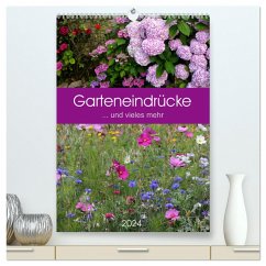 Garteneindrücke (hochwertiger Premium Wandkalender 2024 DIN A2 hoch), Kunstdruck in Hochglanz