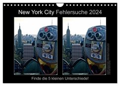 New York City Fehlersuche 2024 (Wandkalender 2024 DIN A4 quer), CALVENDO Monatskalender