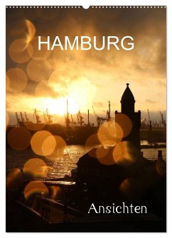 HAMBURG - Ansichten (Wandkalender 2024 DIN A2 hoch), CALVENDO Monatskalender - Brix - Studio Brix, Matthias