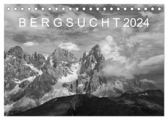 Bergsucht 2024 (Tischkalender 2024 DIN A5 quer), CALVENDO Monatskalender