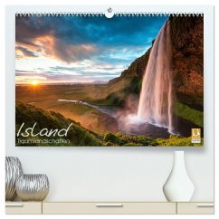 ISLAND - Traumlandschaften (hochwertiger Premium Wandkalender 2024 DIN A2 quer), Kunstdruck in Hochglanz - Schratz blendeneffekte.de, Oliver