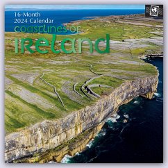 Coastline of Ireland - Irlands Küsten 2024 - 16-Monatskalender - Gifted Stationery Co. Ltd