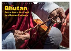 Bhutan - Reise durch das Land des Donnerdrachens (Wandkalender 2024 DIN A4 quer), CALVENDO Monatskalender - Krebs, Thomas