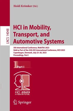 HCI in Mobility, Transport, and Automotive Systems