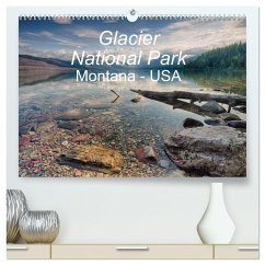 Glacier National Park Montana - USA (hochwertiger Premium Wandkalender 2024 DIN A2 quer), Kunstdruck in Hochglanz