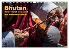 Bhutan - Reise durch das Land des Donnerdrachens (Wandkalender 2024 DIN A3 quer), CALVENDO Monatskalender - Krebs, Thomas